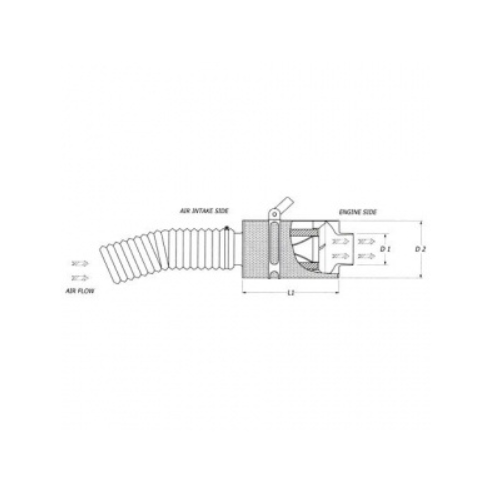 Boite à air carbone CDA spécifique - BMC - CDASP-09